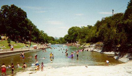 Barton Springs Pool.
